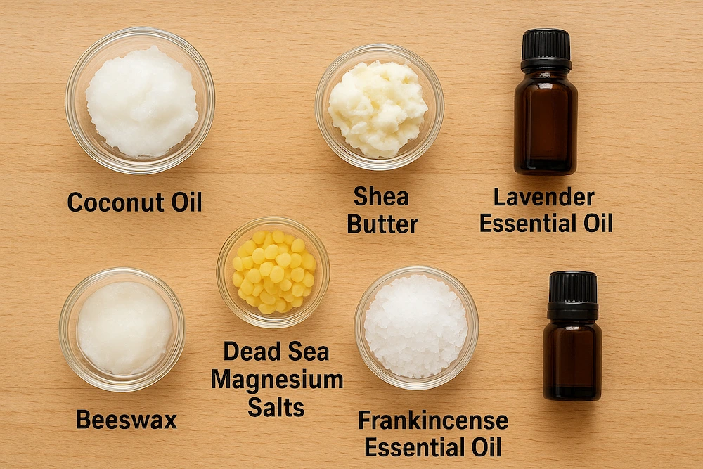 Natural Ingredients for Calming Temple Balm